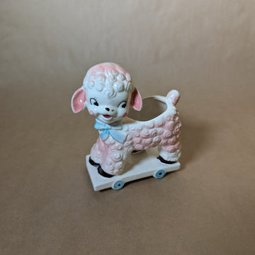 Vintage Japanese Kitsch Lamb Planter
