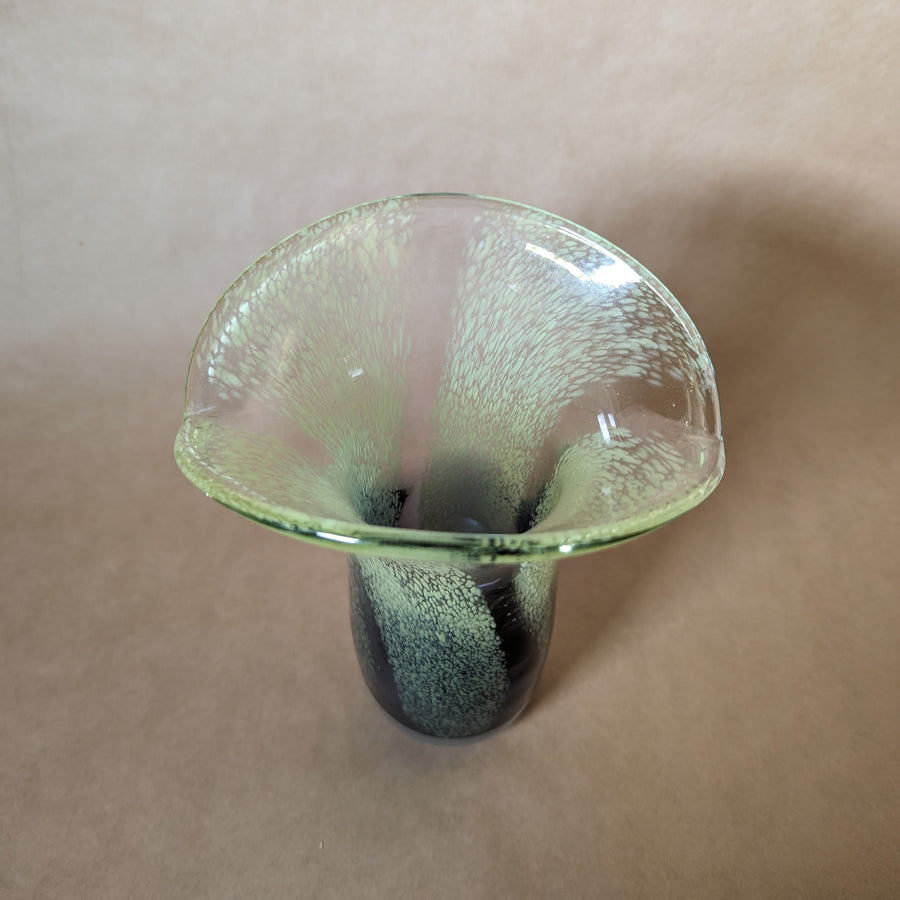 Vintage Blown Glass Tulip Vase