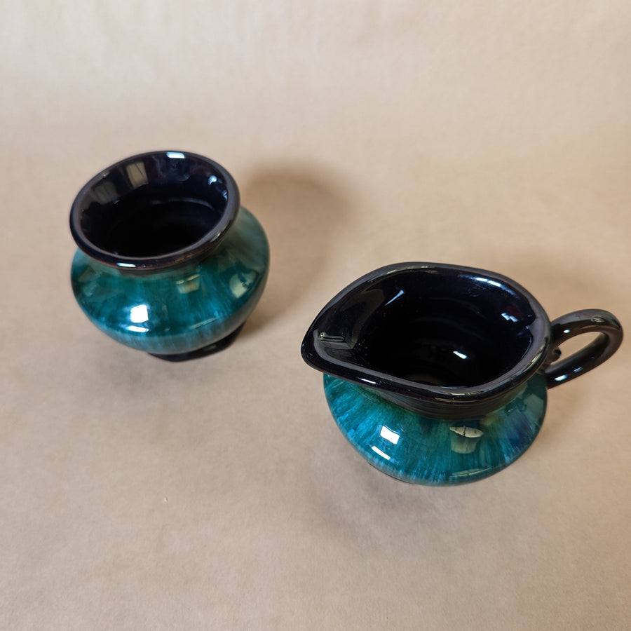 Vintage Blue Mountain Pottery Creamer & Sugar Dish