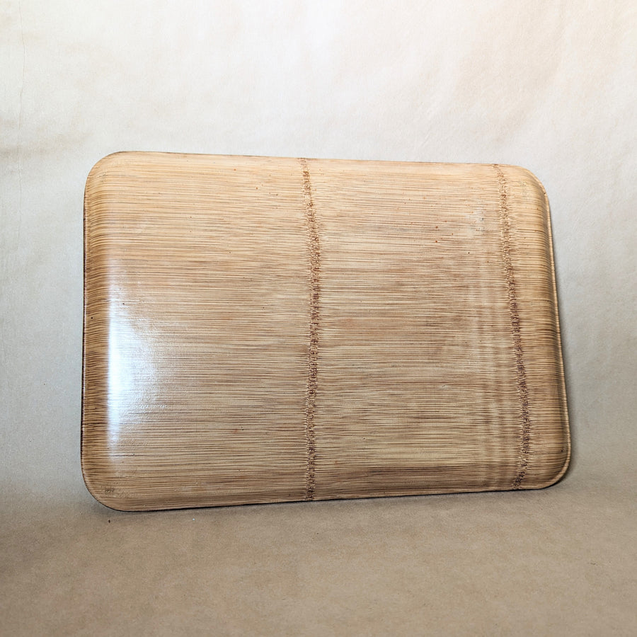 Vintage Souvenir Bamboo Tray from Jamaica