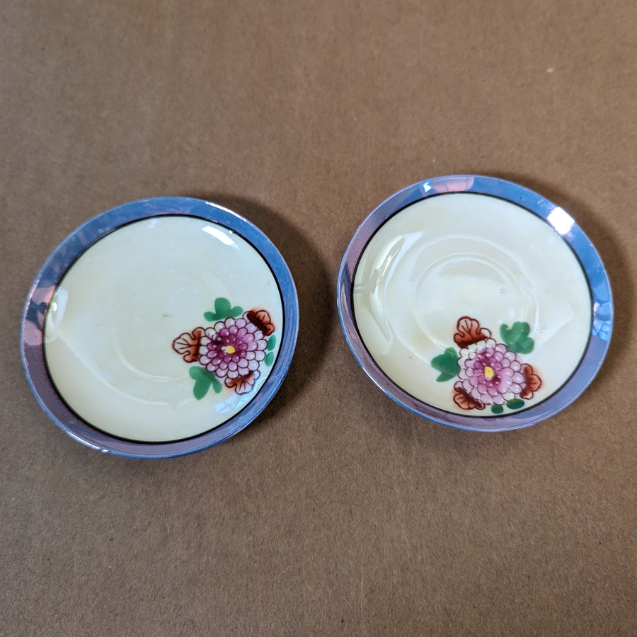 Vintage Miniature Japanese Lustreware Tea Set