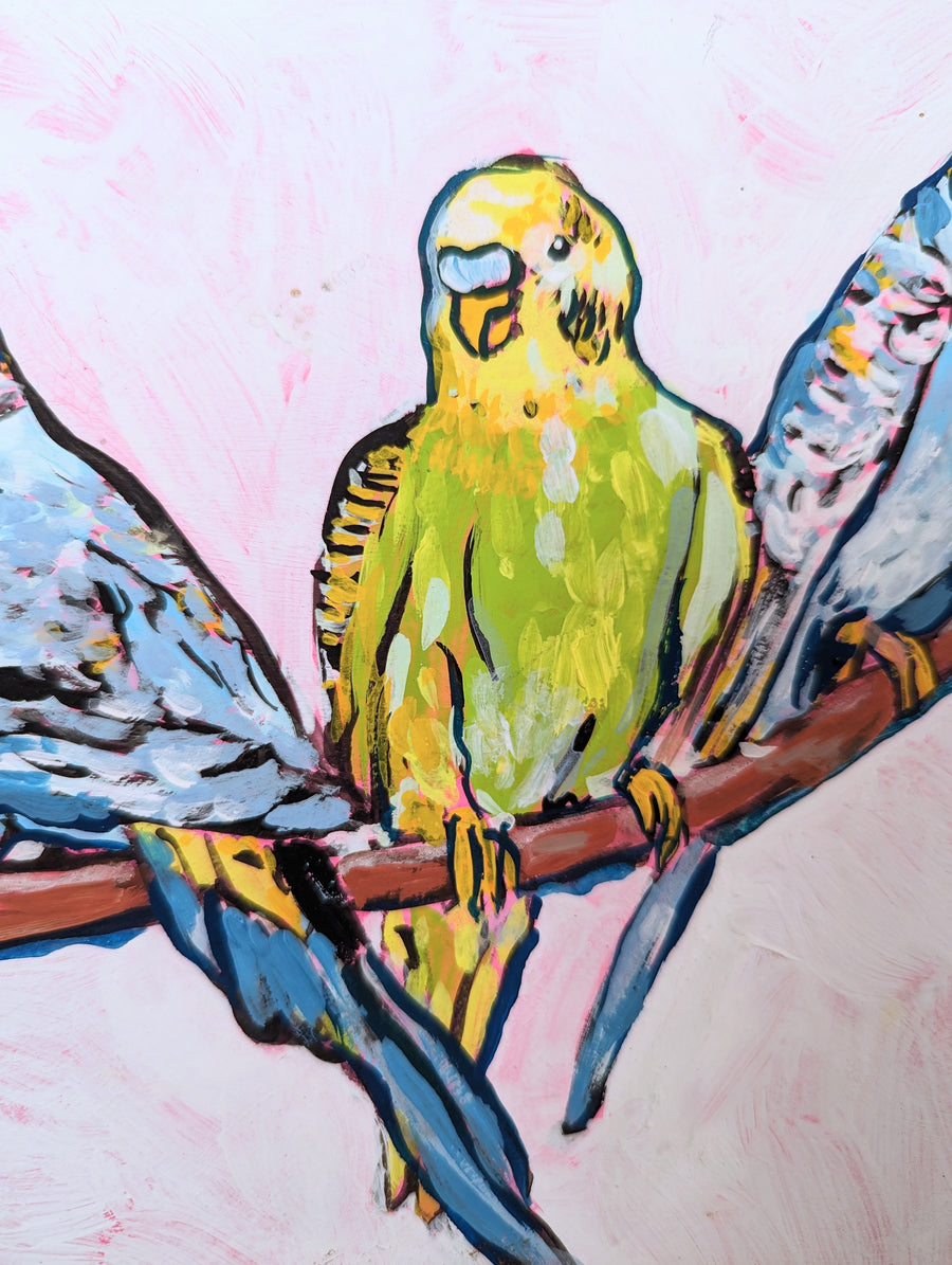 Artwork - Parakeets