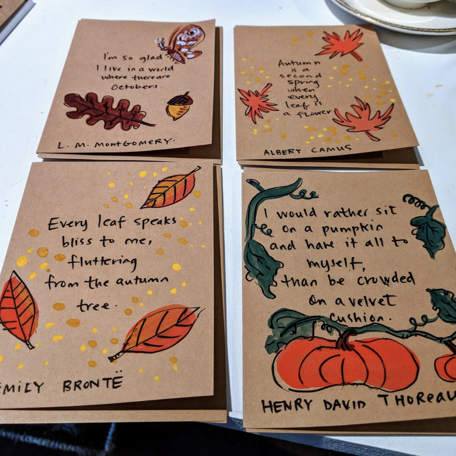 I Would Rather Sit On A Pumpkin - Henry David Thoreau Quote Card