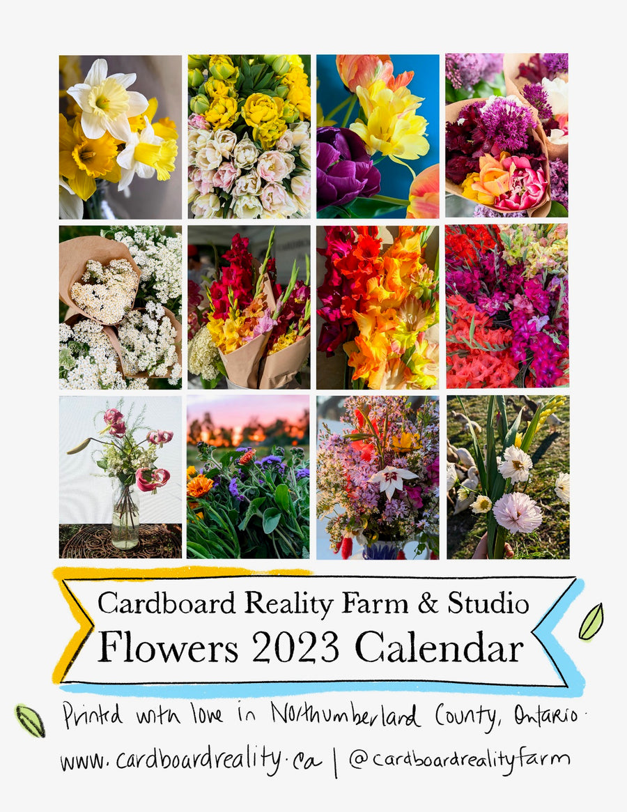 Cardboard Reality Flowers 2023 Calendar