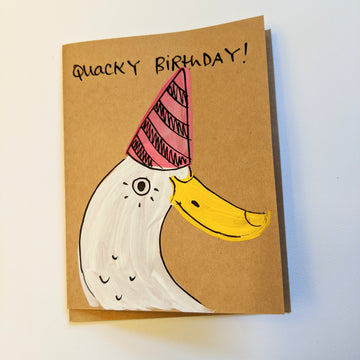 Quacky Birthday Duck Card