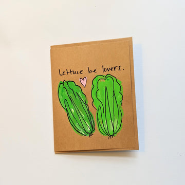 Lettuce be lovers Card